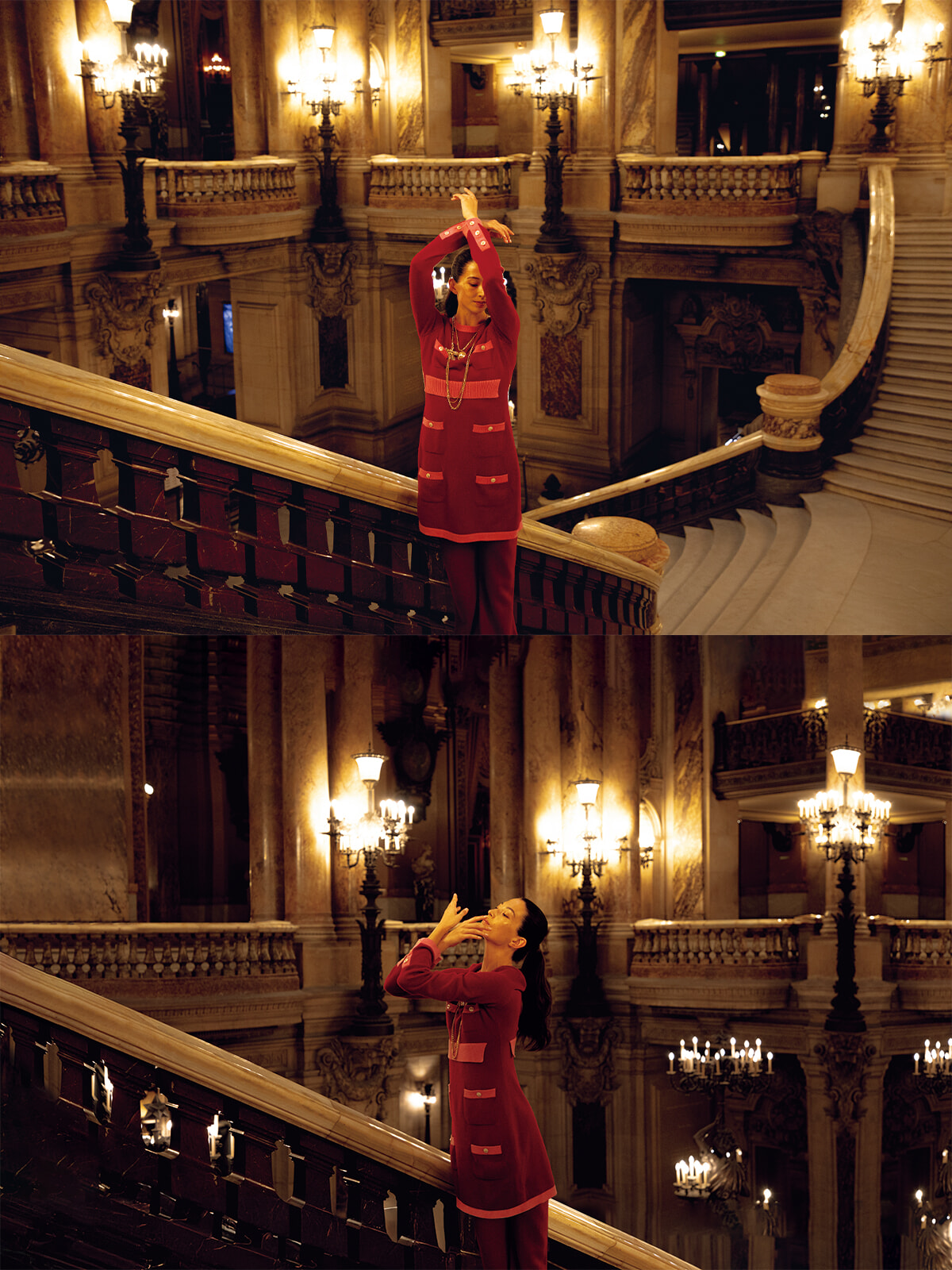 オニール八菜、シャネルを纏いパリ・オペラ座で舞う。｜Fashion